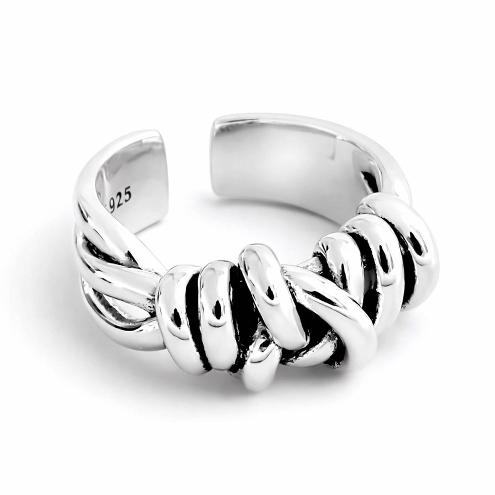 S925 Silver Knot Design Ring